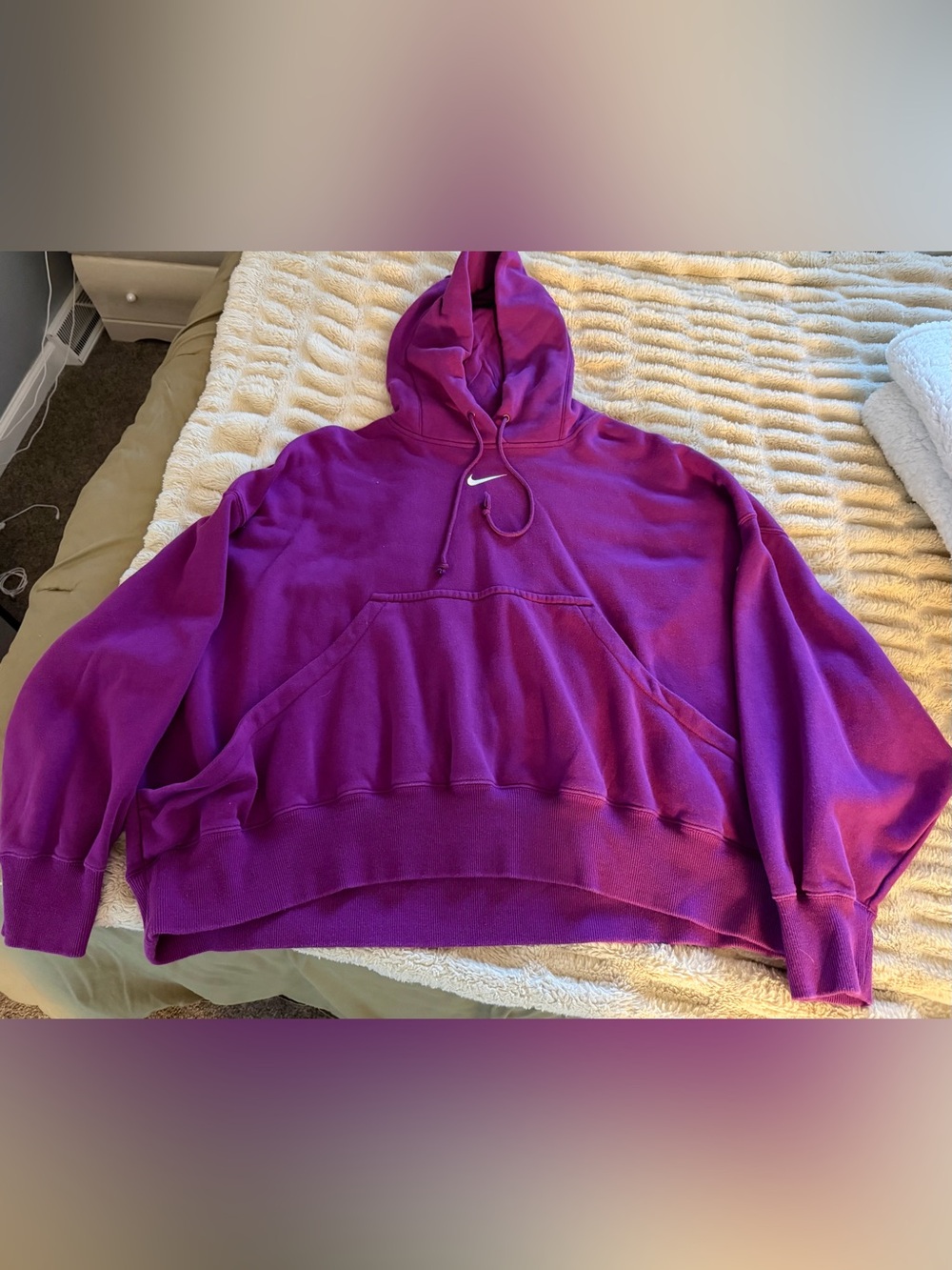 Nike Women's Bright Purple Pullover Hoodie